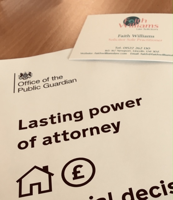 Lasting power of attorney